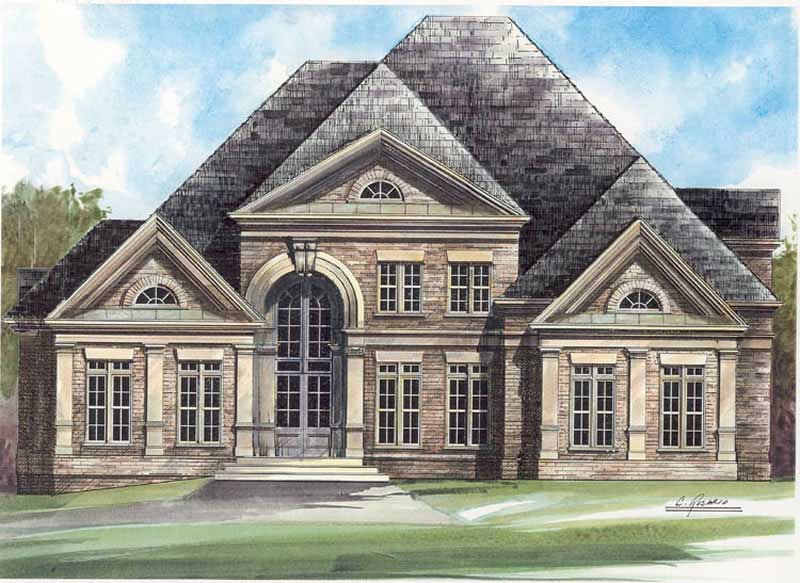 Main image for house plan # 16050