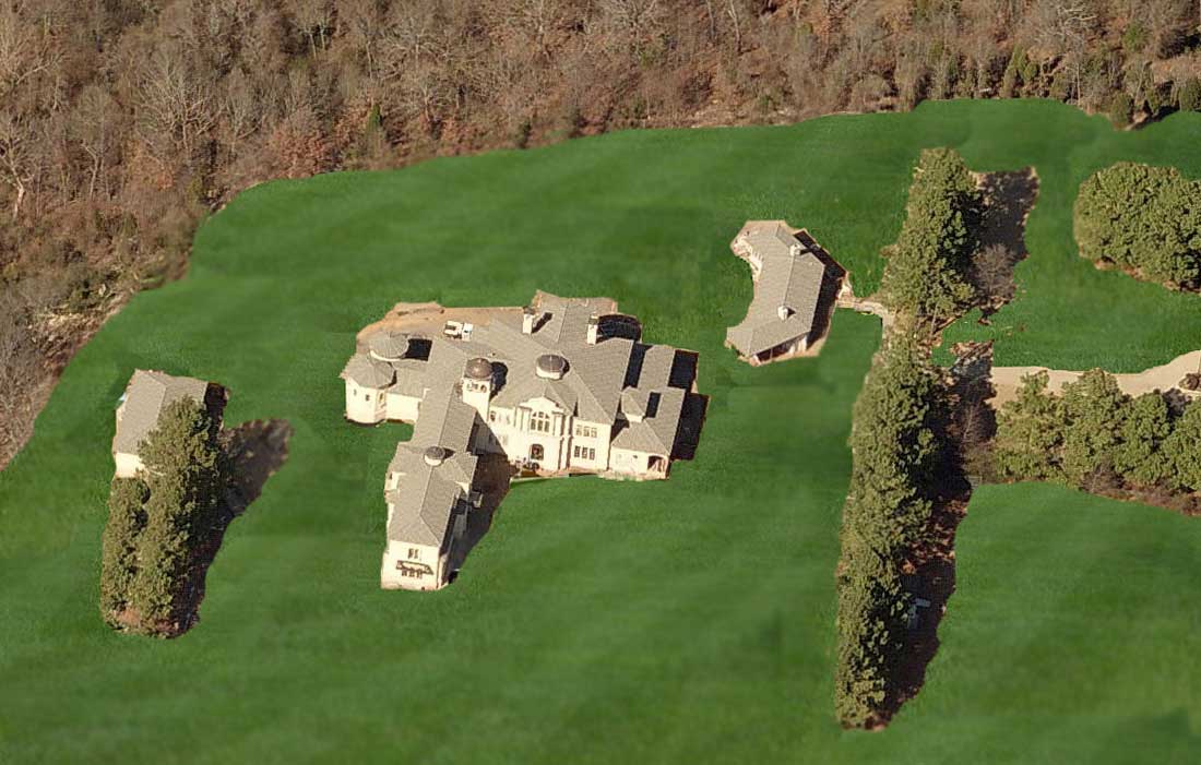 Home Plan Front Elevation of this 5-Bedroom,13616 Sq Ft Plan -106-1072