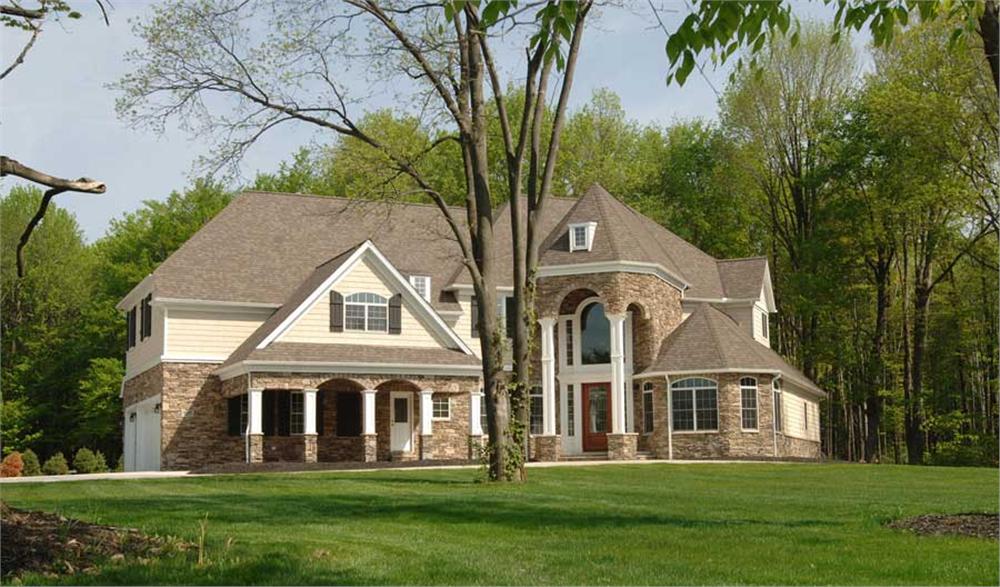 Home Exterior Photograph of this 5-Bedroom,4765 Sq Ft Plan -4765