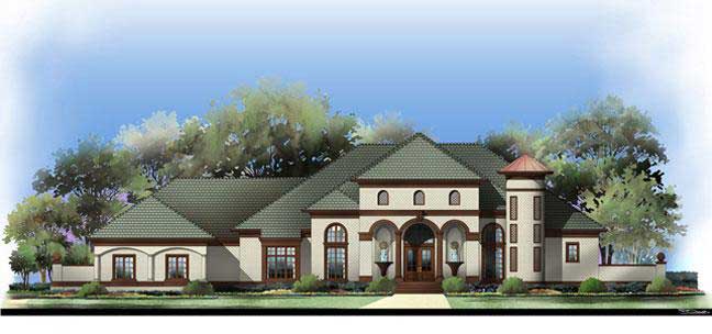 Front View of this 5-Bedroom, 6759 Sq Ft Plan - 106-1146