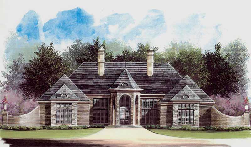 Front View of this 3-Bedroom, 2275 Sq Ft Plan - 106-1153