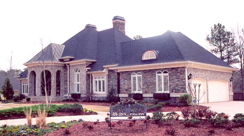 Home Exterior Photograph of this 4-Bedroom,5082 Sq Ft Plan -5082