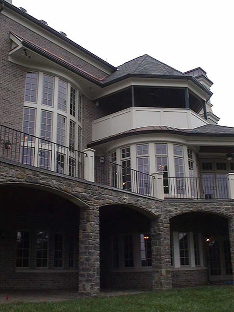 Rear View of this 4-Bedroom,4041 Sq Ft Plan -106-1167