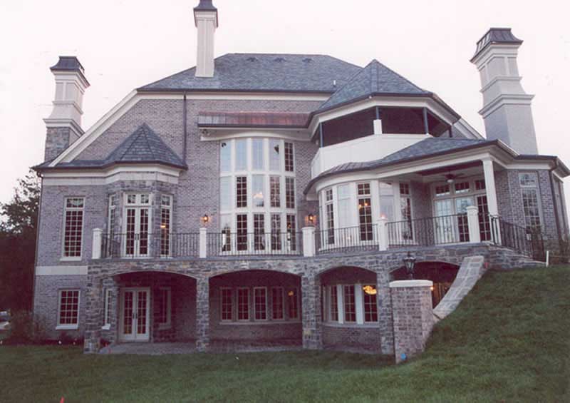 Rear View of this 4-Bedroom,4041 Sq Ft Plan -106-1167