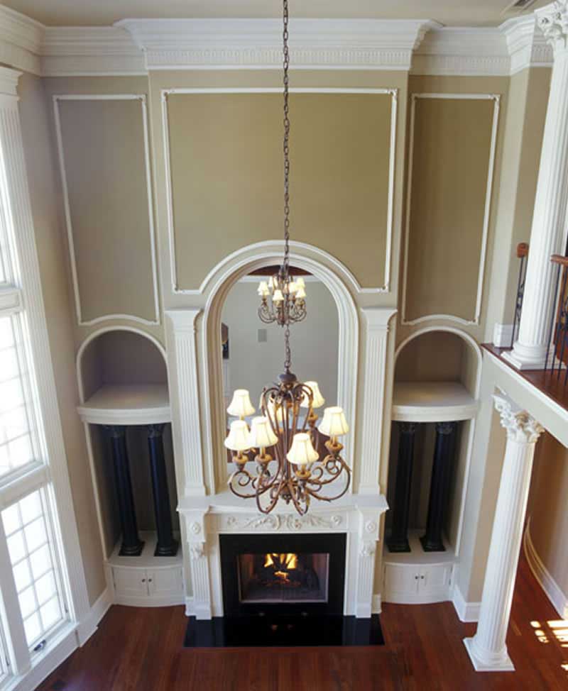 Great Room: Fireplace of this 4-Bedroom,4041 Sq Ft Plan -106-1167