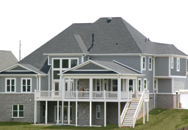 Rear View of this 4-Bedroom,3255 Sq Ft Plan -3255