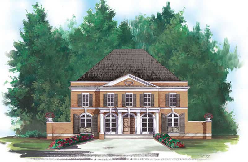 Front View of this 5-Bedroom, 3073 Sq Ft Plan - 106-1176
