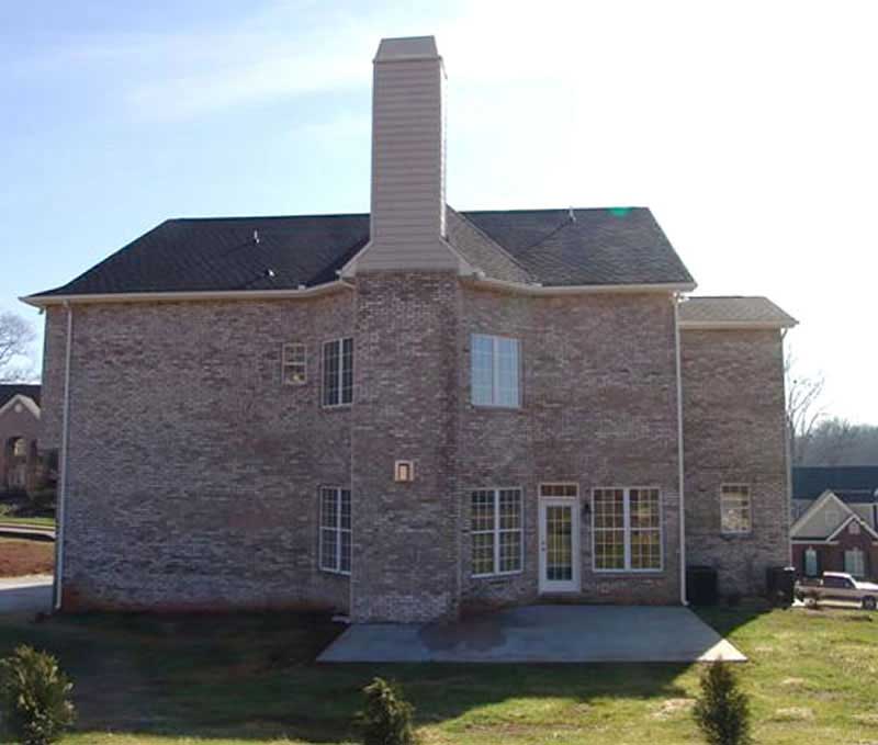 REAR ELEVATION of this 4-Bedroom,2663 Sq Ft Plan -2663
