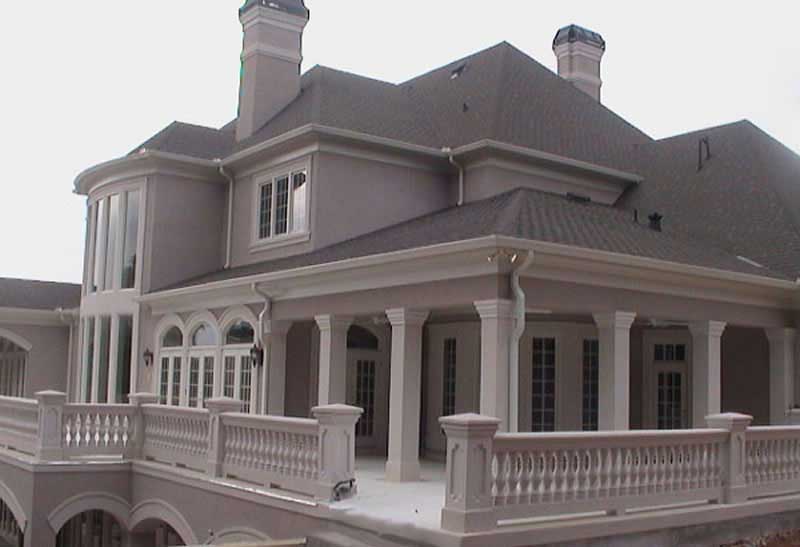 Rear View of this 5-Bedroom,5691 Sq Ft Plan -106-1185