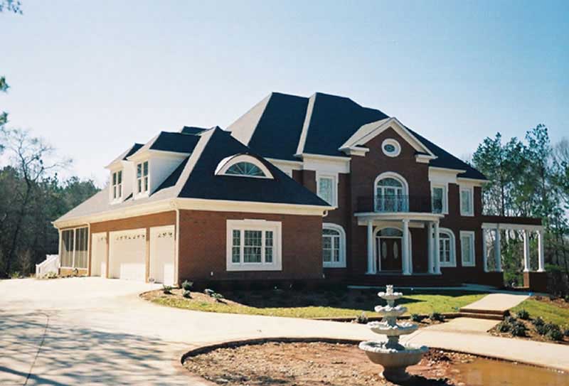 Front View of this 5-Bedroom, 5083 Sq Ft Plan - 106-1190