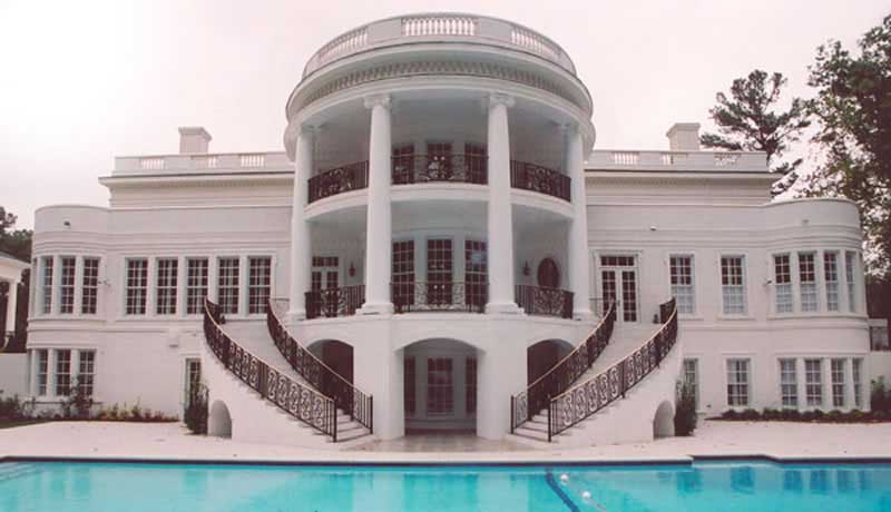 Pool of this 6-Bedroom,8210 Sq Ft Plan -8210