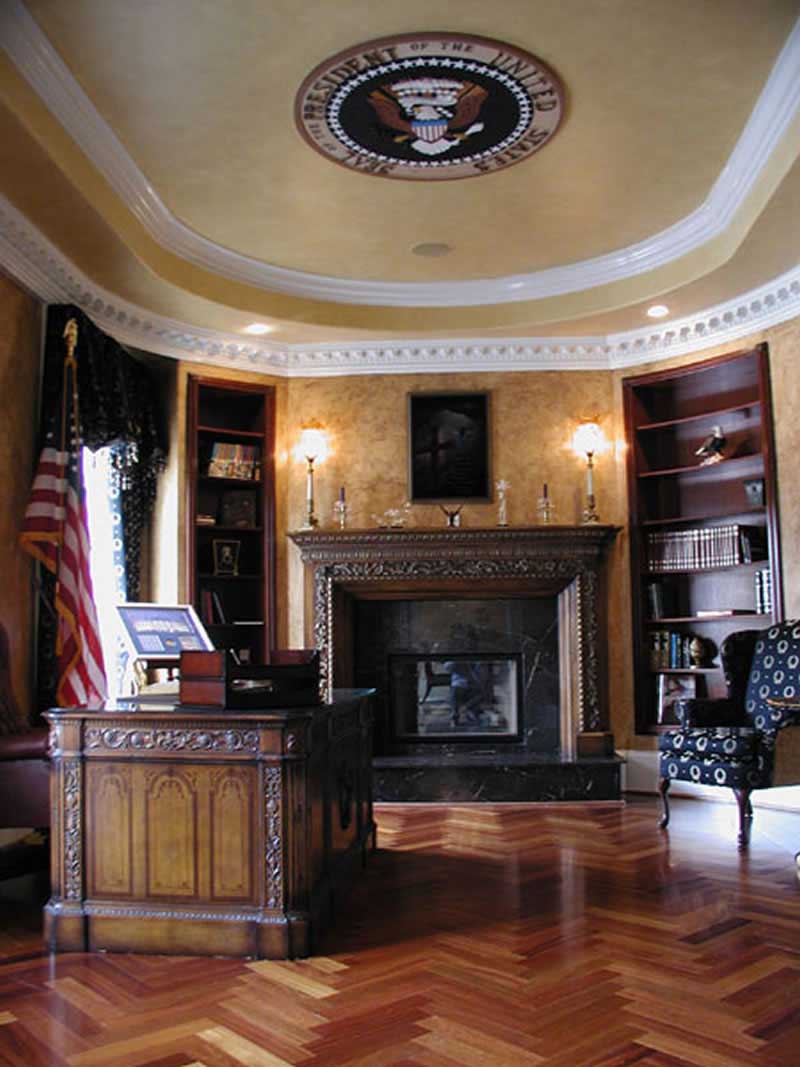 Home Office of this 6-Bedroom,8210 Sq Ft Plan -8210