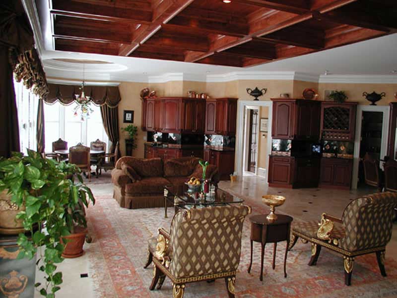 Family Room of this 6-Bedroom,8210 Sq Ft Plan -8210