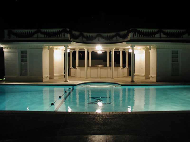 Pool of this 6-Bedroom,8210 Sq Ft Plan -8210