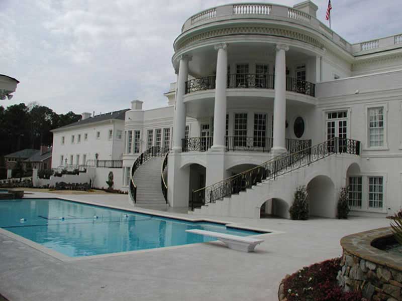 Pool of this 6-Bedroom,8210 Sq Ft Plan -8210