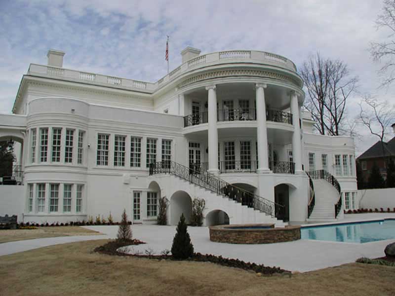 Pool of this 6-Bedroom,8210 Sq Ft Plan -8210