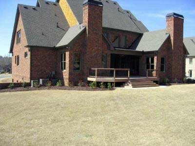 Home Plan Rear Elevation of this 4-Bedroom,4589 Sq Ft Plan -106-1207