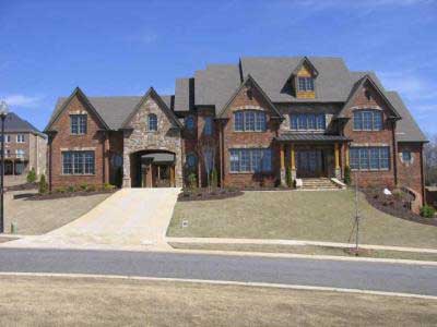 Home Plan Front Elevation of this 4-Bedroom,4589 Sq Ft Plan -106-1207