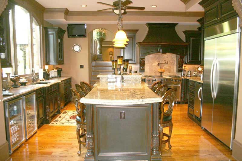 Home Interior Photograph Kitchen of this 4-Bedroom,5745 Sq Ft Plan -5745