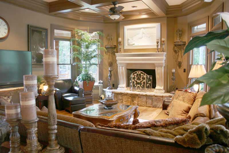 Home Interior Photograph Grand Room of this 4-Bedroom,5745 Sq Ft Plan -5745