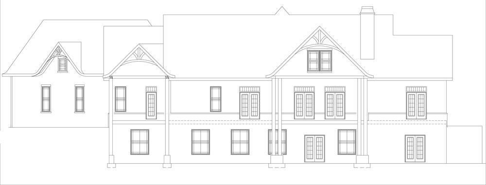 Floor Plan Basement of Ranch Plan #106-1274