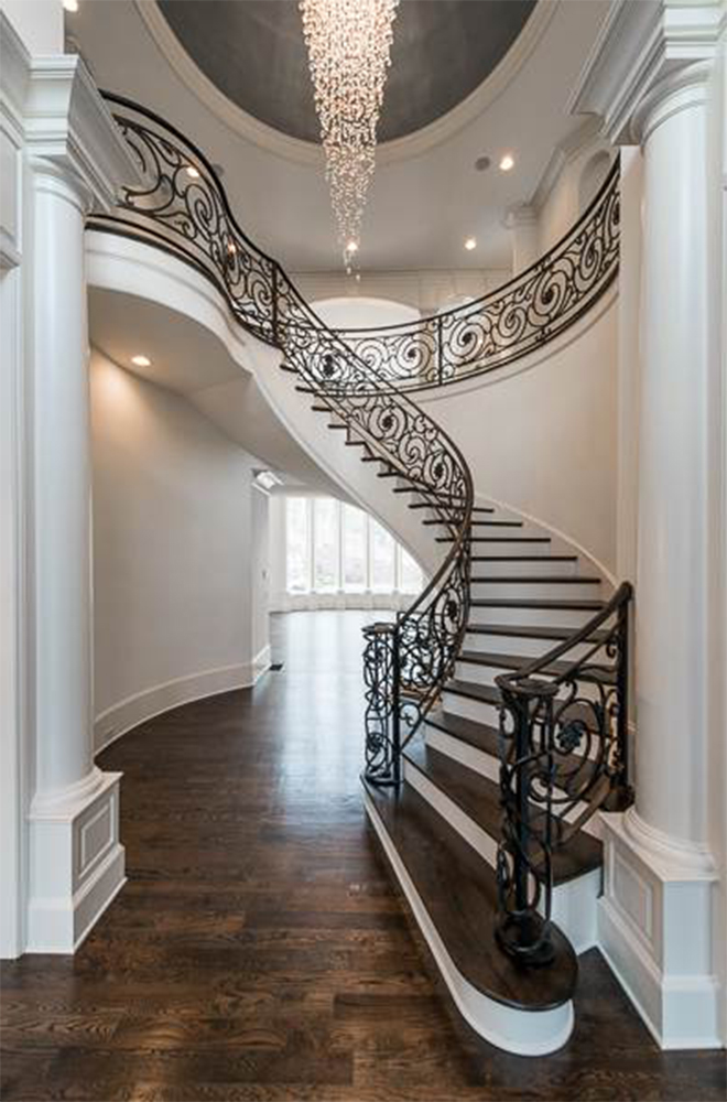Entry Hall: Staircase of this 5-Bedroom,5699 Sq Ft Plan -5699