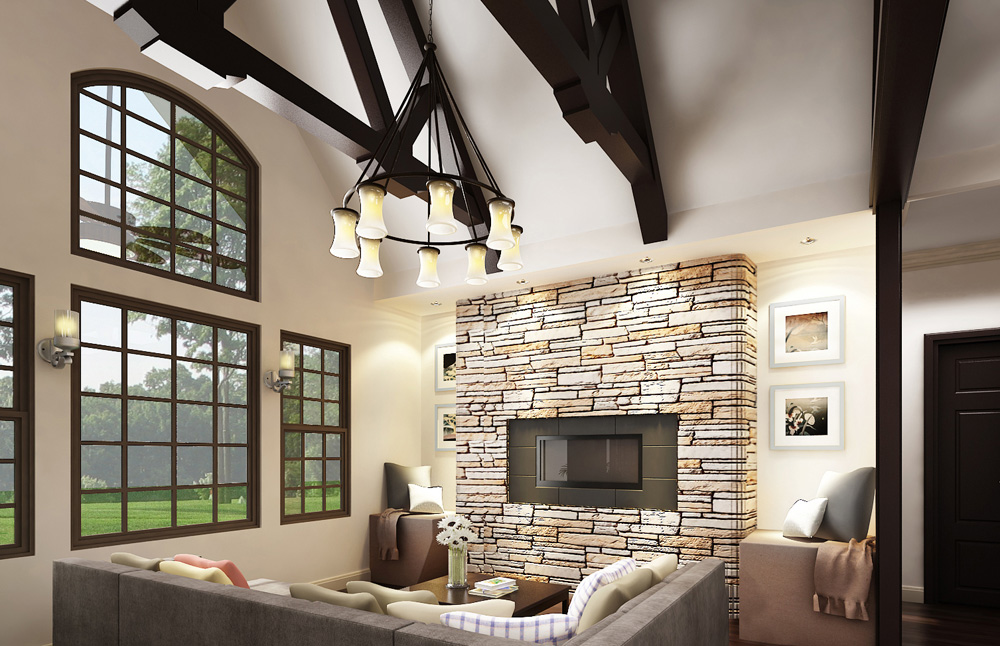 Great Room of this 3-Bedroom, 2430 Sq Ft Plan - 106-1281