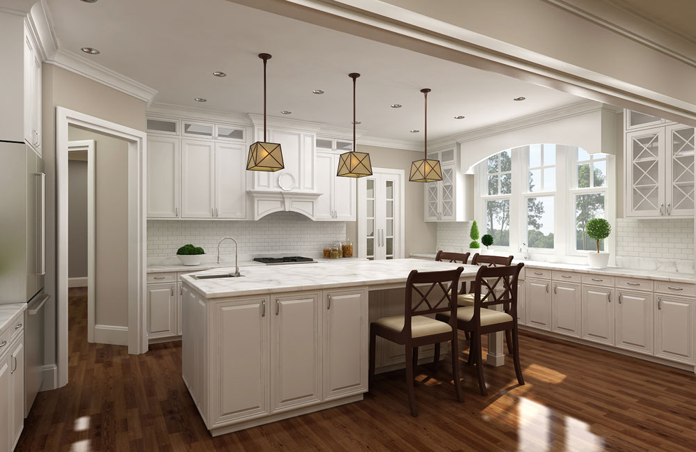 Kitchen: Kitchen Island of this 3-Bedroom, 2619 Sq Ft Plan - 106-1286