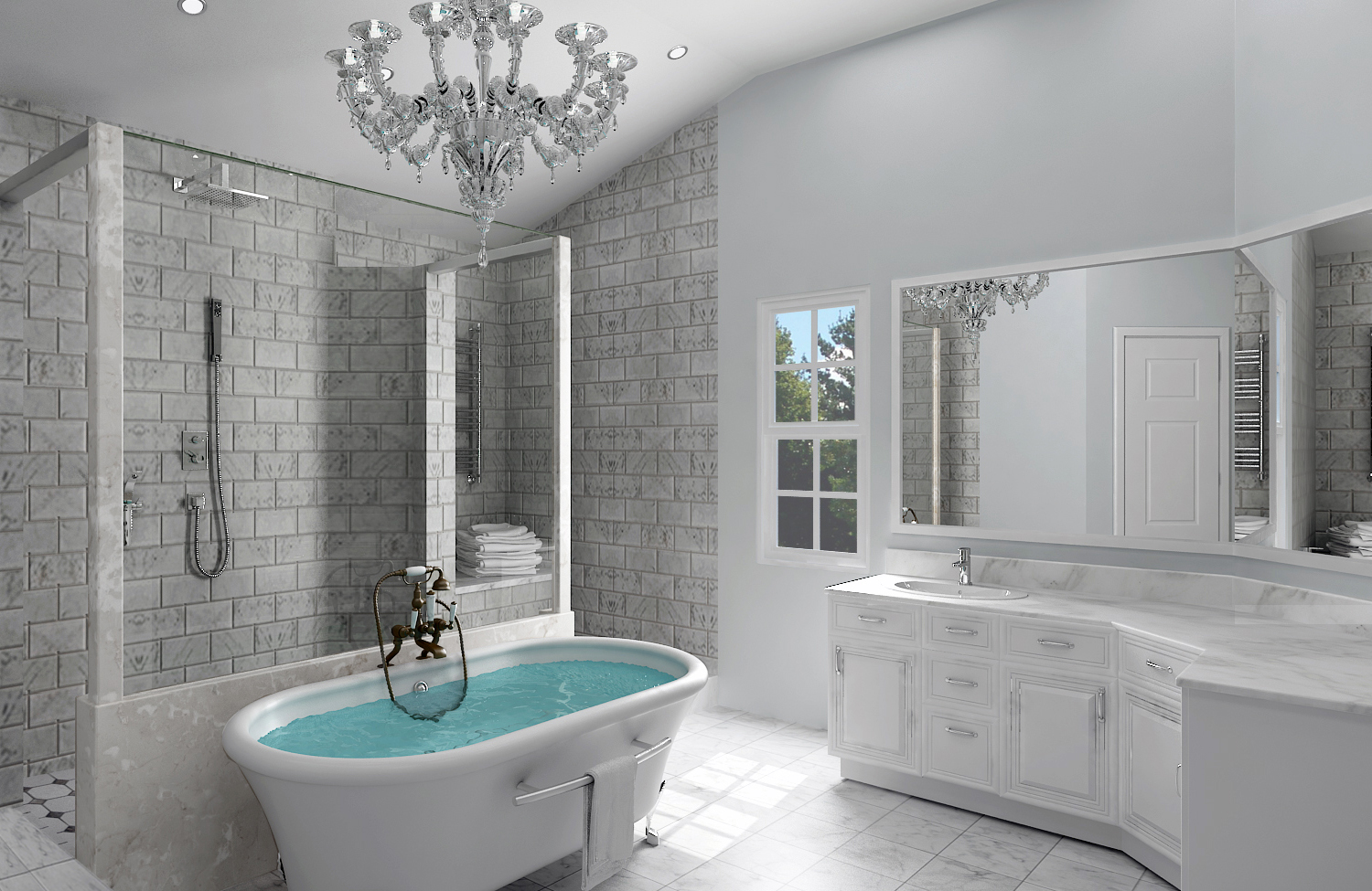 Master Bathroom of this 3-Bedroom, 2830 Sq Ft Plan - 106-1315