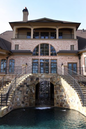 Rear View of this 7-Bedroom,8628 Sq Ft Plan -106-1325