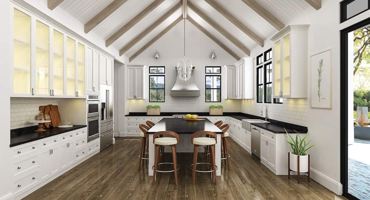 Kitchen of this 3-Bedroom, 1999 Sq Ft Plan - 106-1328