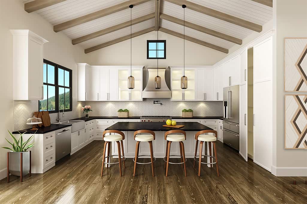 Kitchen of this 3-Bedroom,1646 Sq Ft Plan -106-1332