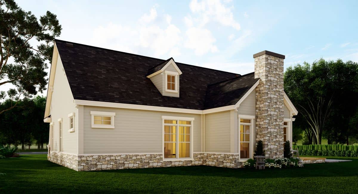 Left Side View of this 3-Bedroom,1898 Sq Ft Plan -106-1337