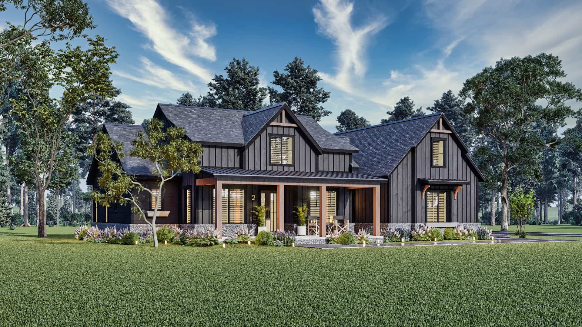 Front View of this 4-Bedroom,2764 Sq Ft Plan -106-1340