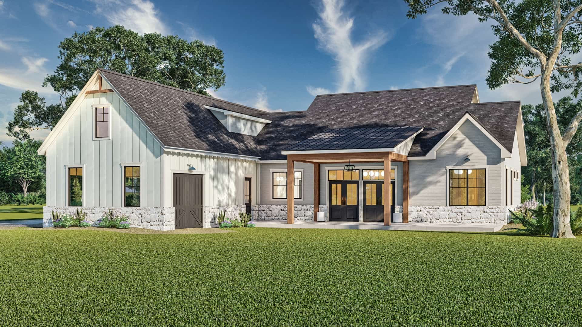 Rear View of this 3-Bedroom,2473 Sq Ft Plan -106-1341