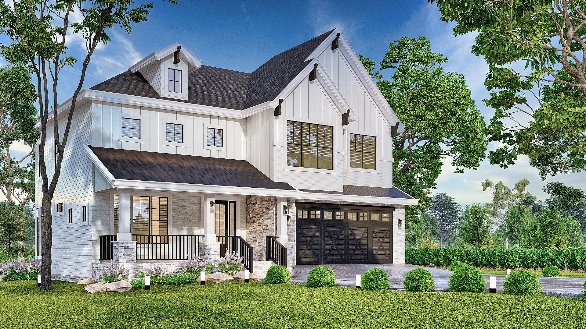 Home Exterior Photograph of this 4-Bedroom,2968 Sq Ft Plan -106-1342