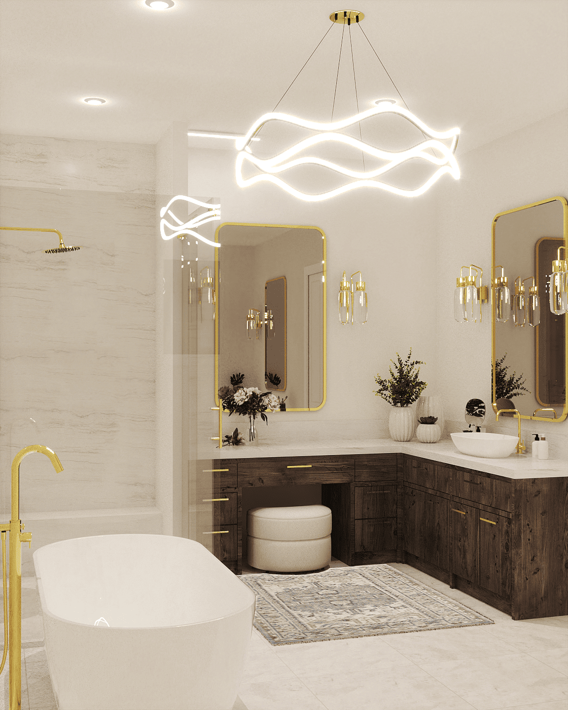 Master Bathroom of this 4-Bedroom,2968 Sq Ft Plan -106-1342
