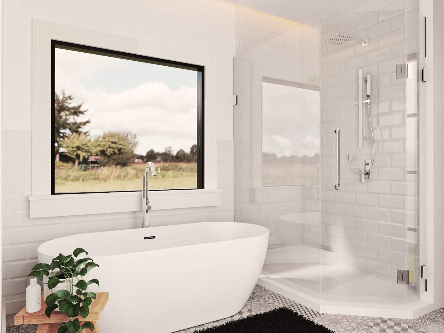 Master Bathroom: Tub of this 4-Bedroom,2848 Sq Ft Plan -106-1343