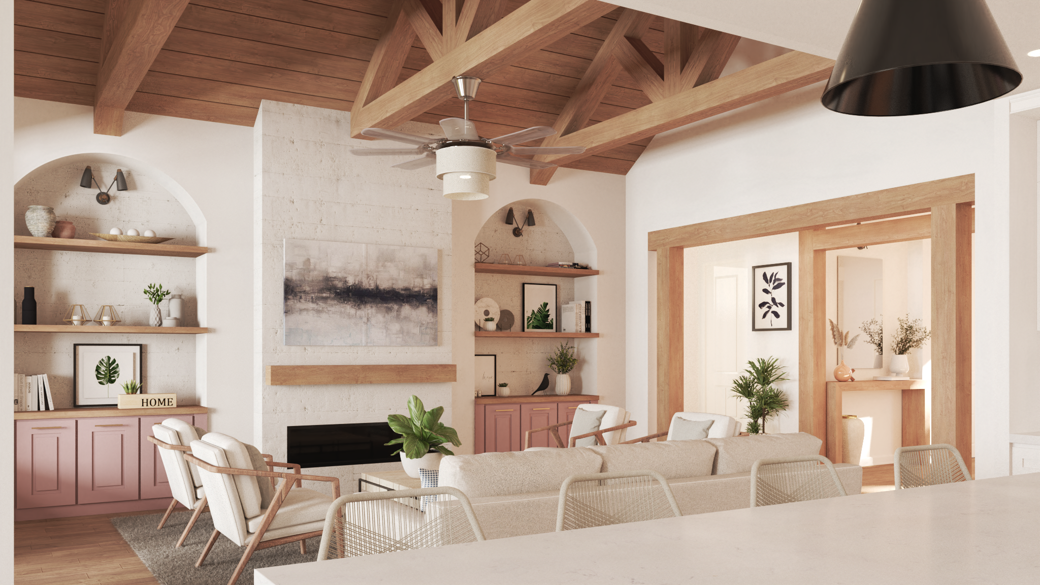 Living Room of this 3-Bedroom,2737 Sq Ft Plan -106-1344