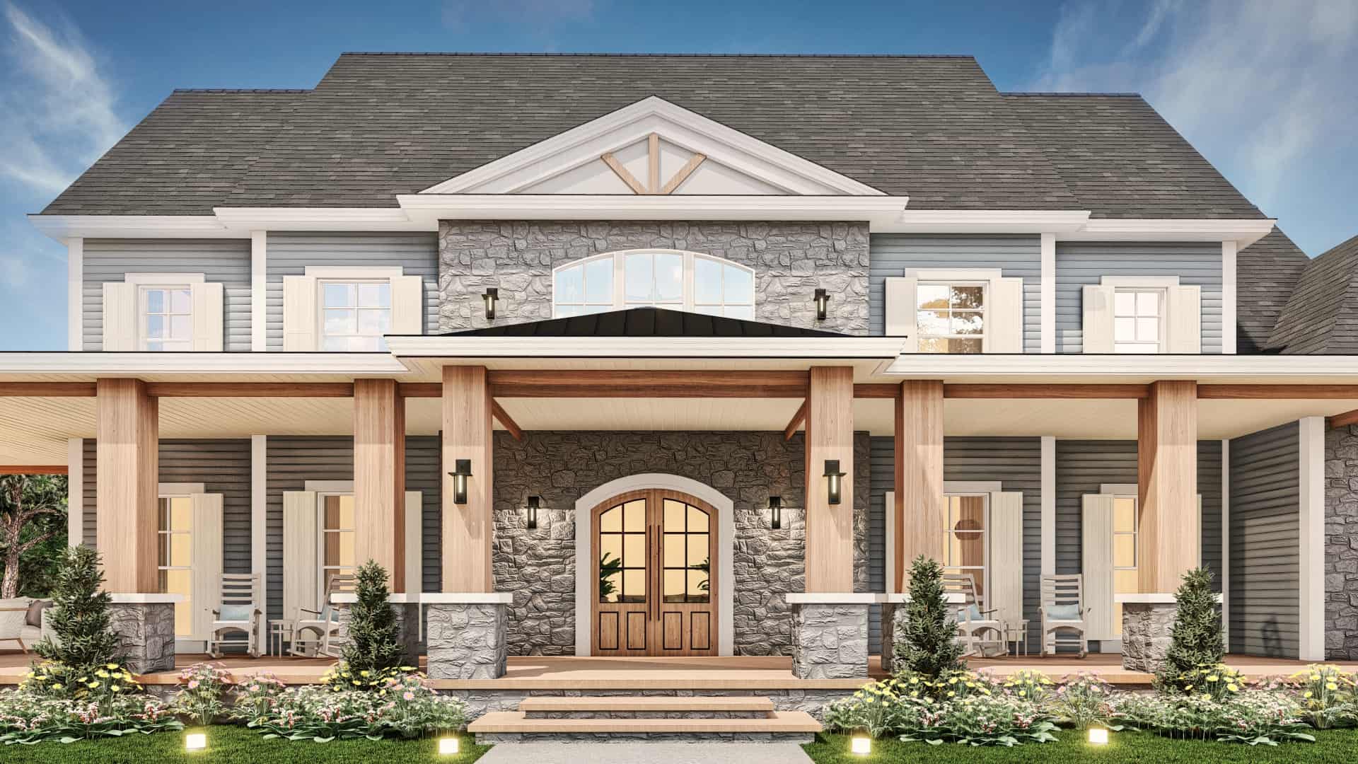 Home Exterior Photograph of this 3-Bedroom,3986 Sq Ft Plan -106-1345