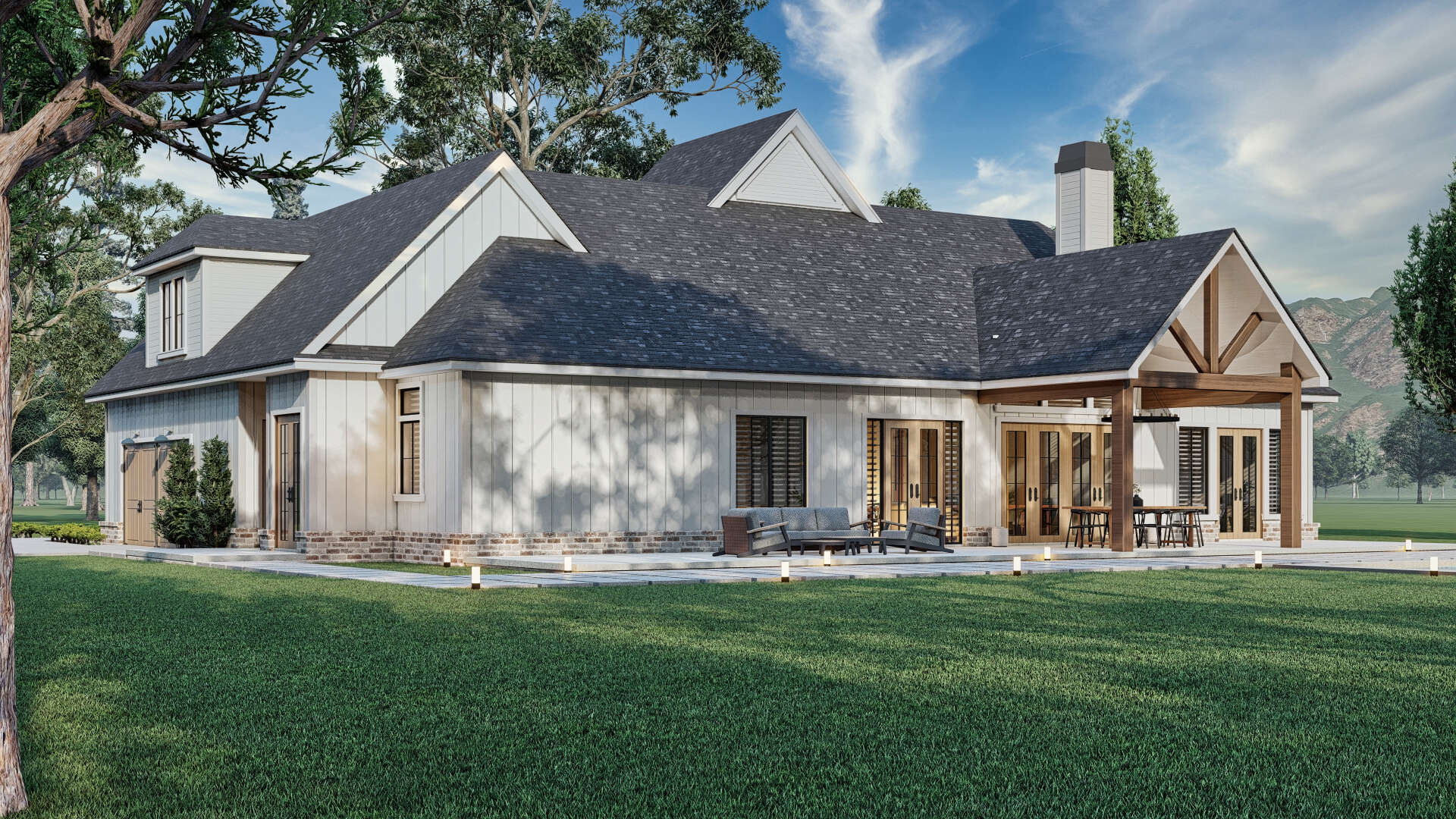 Home Exterior Photograph of this 3-Bedroom,2091 Sq Ft Plan -106-1346