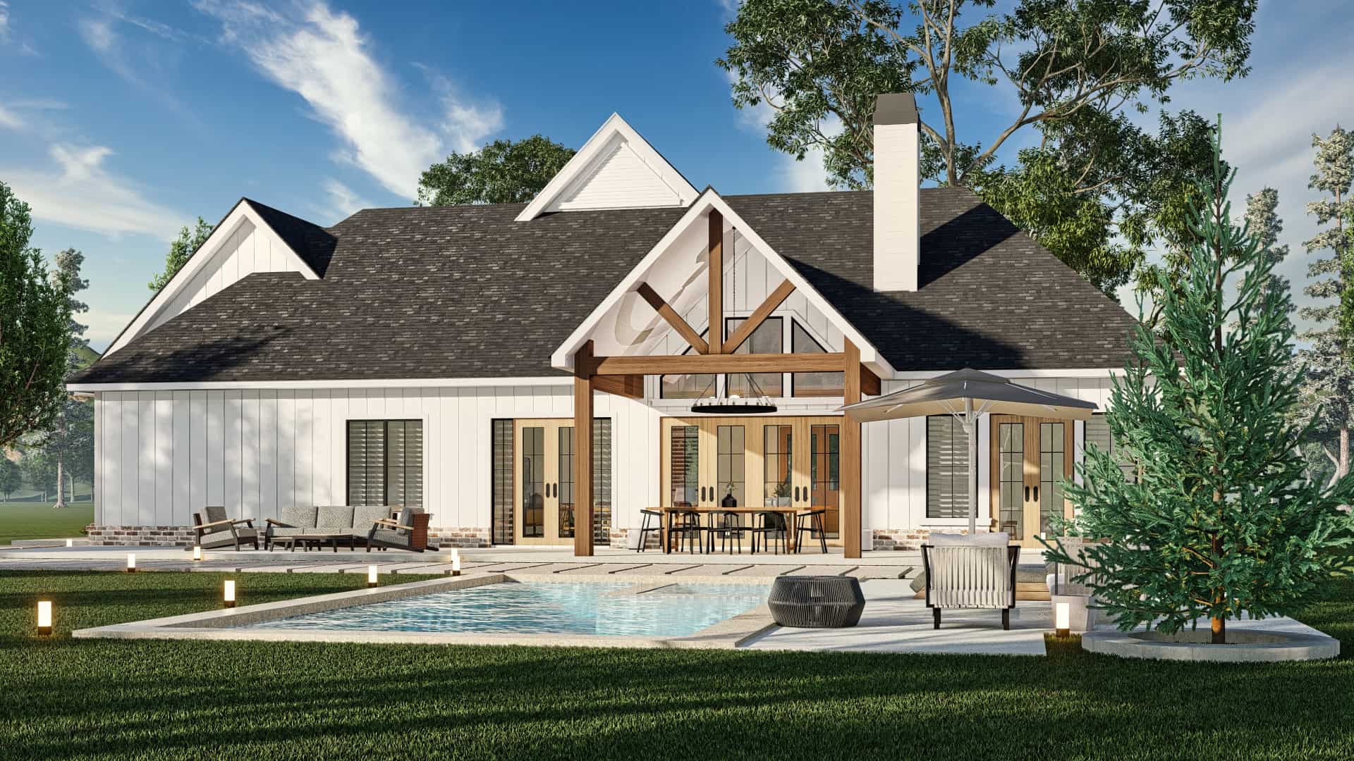 Home Exterior Photograph of this 3-Bedroom,2091 Sq Ft Plan -106-1346
