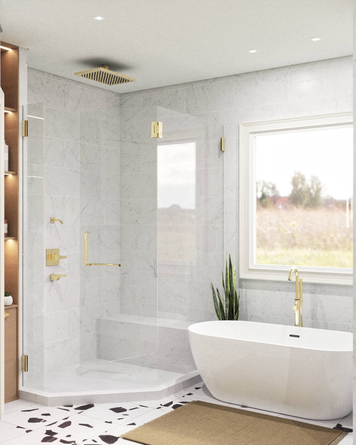 Master Bathroom of this 3-Bedroom,2091 Sq Ft Plan -106-1346