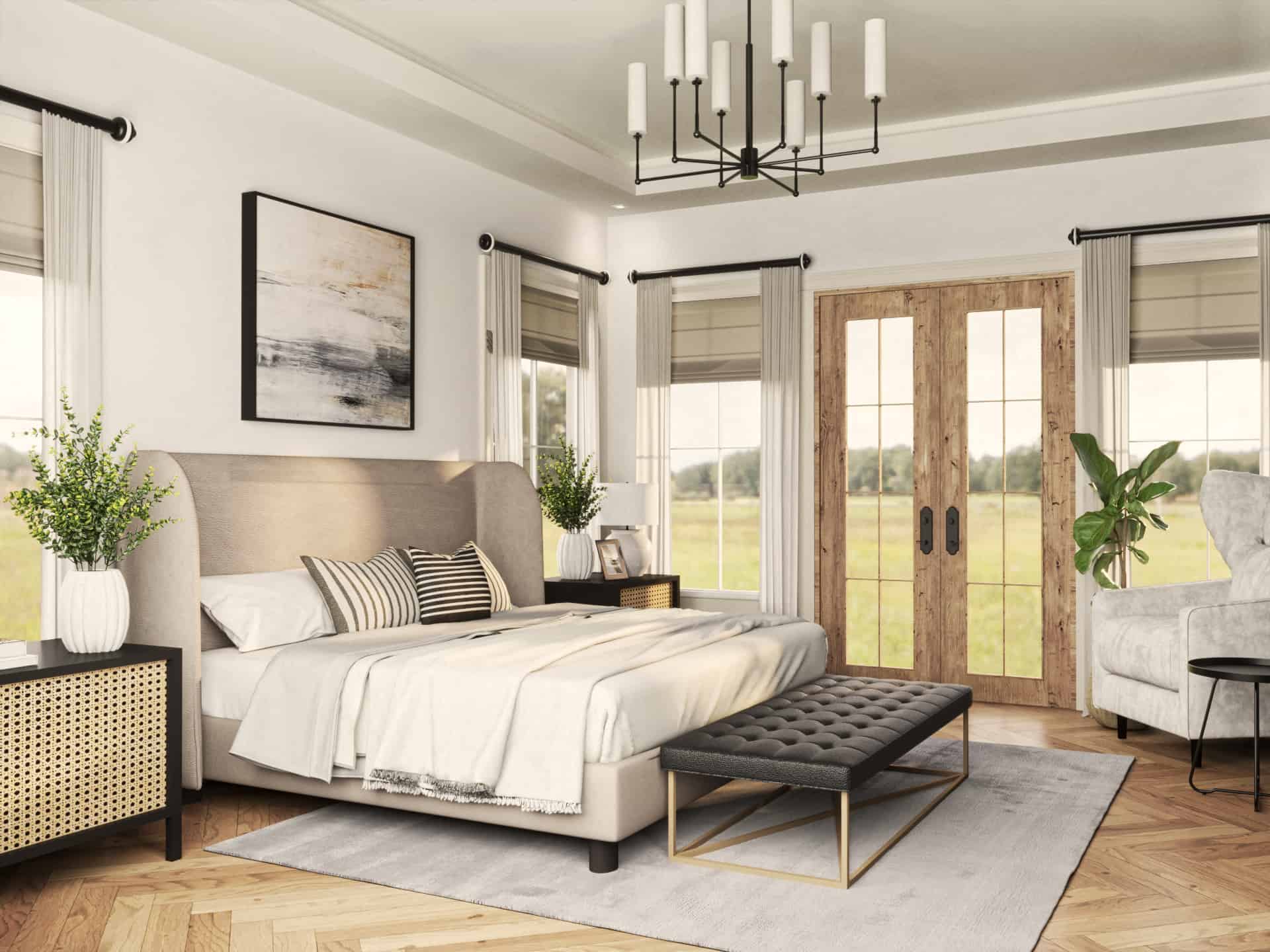 Master Bedroom of this 3-Bedroom,2091 Sq Ft Plan -106-1346