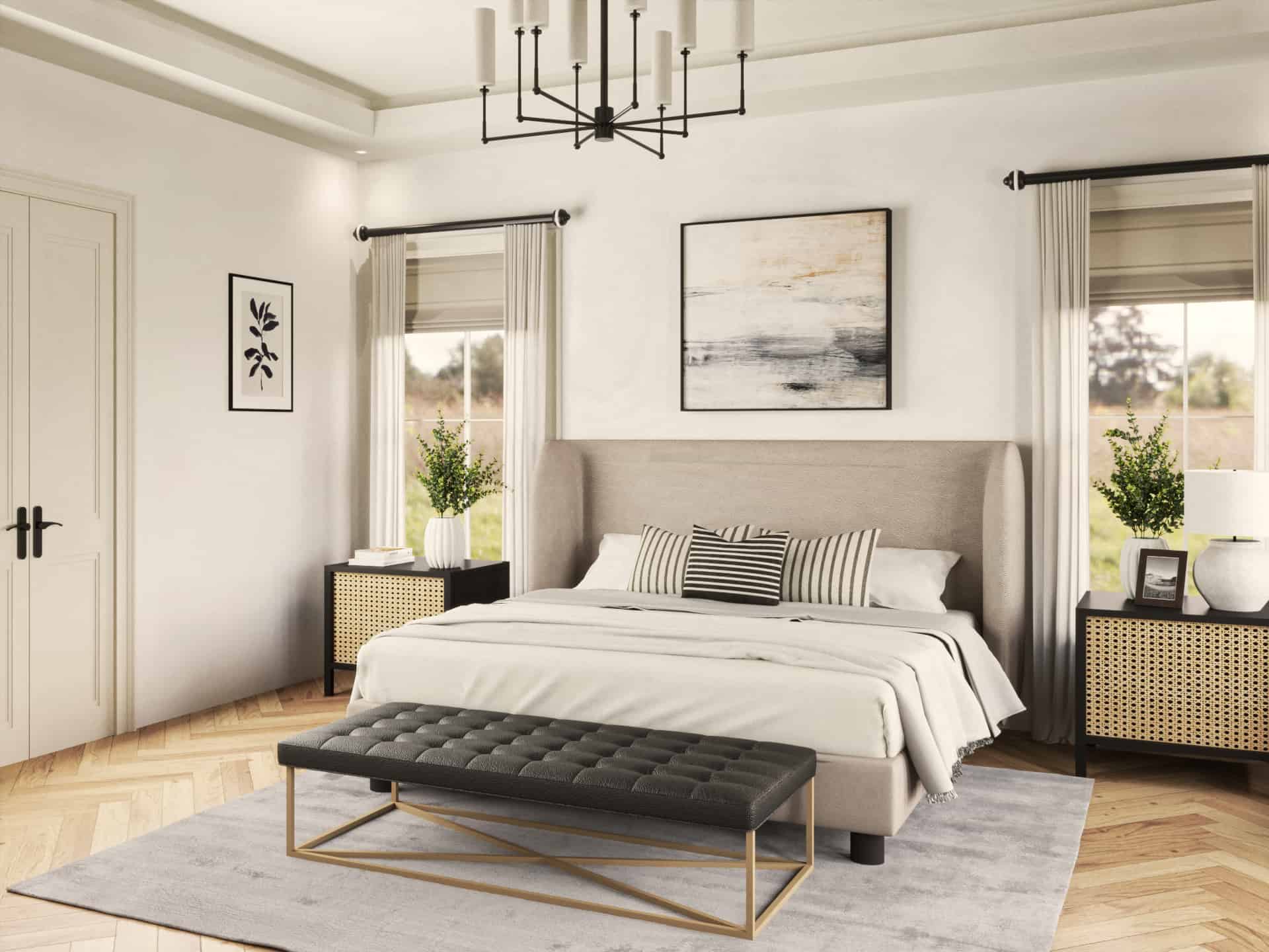 Master Bedroom of this 3-Bedroom,2091 Sq Ft Plan -106-1346