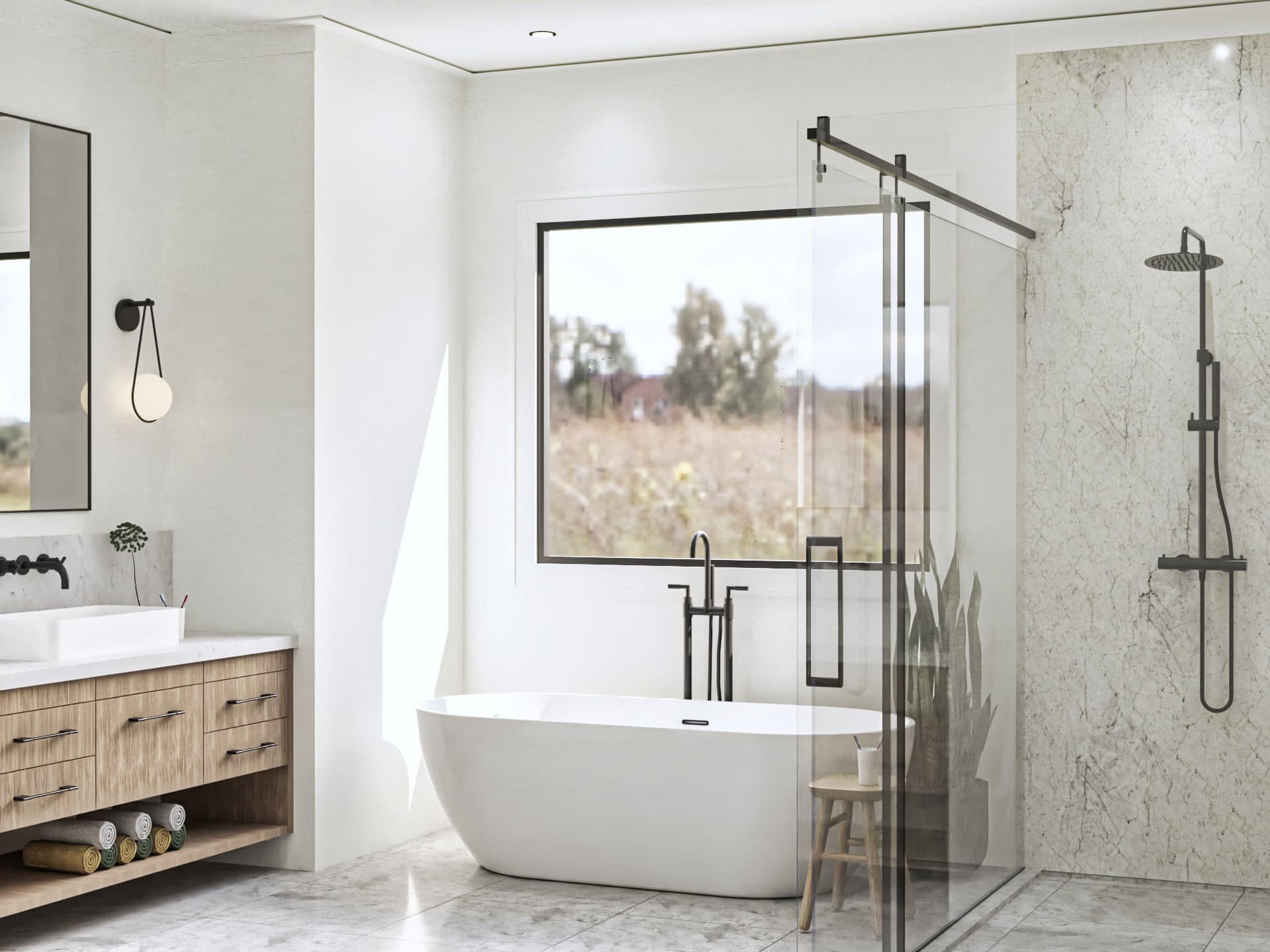 Master Bathroom: Tub of this 3-Bedroom,2619 Sq Ft Plan -106-1349