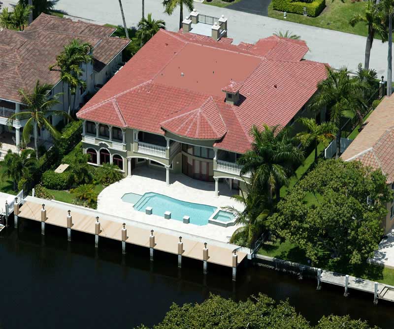 Aerial View #1 of this 6-Bedroom,6664 Sq Ft Plan -6664