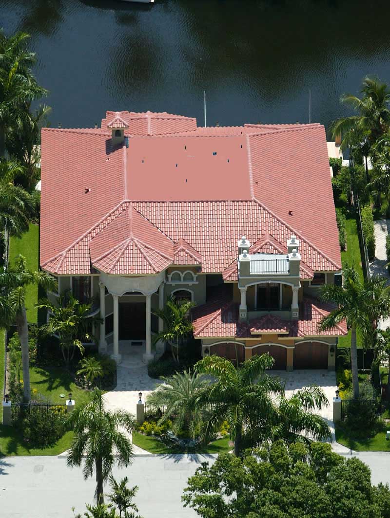 Aerial View #3 of this 6-Bedroom,6664 Sq Ft Plan -6664