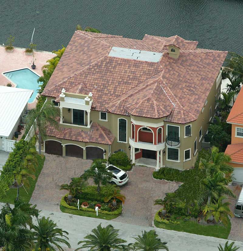 Aerial View #2 of this 5-Bedroom,5176 Sq Ft Plan -5176