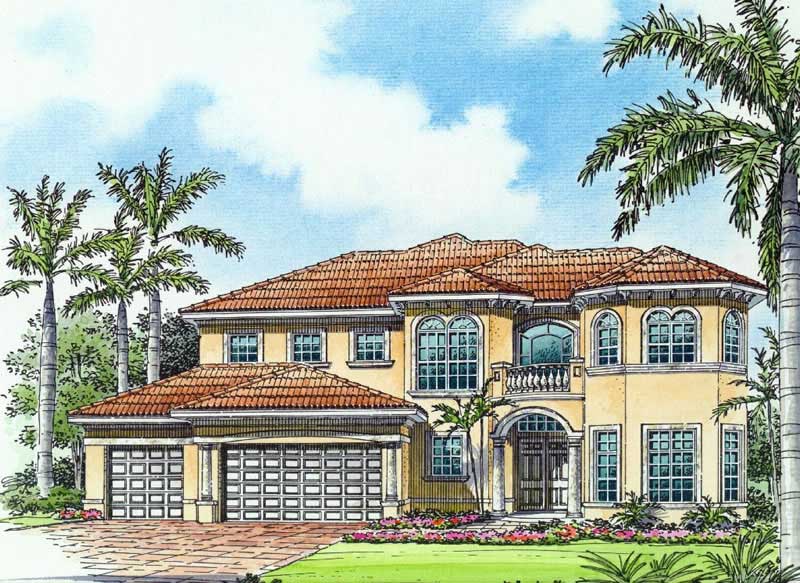 Rendering of this 5-Bedroom,5204 Sq Ft Plan -5204